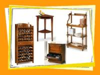 Various rustic furniture