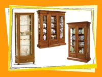Rustic display-cases