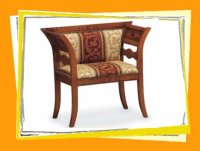 Rustic small armchair