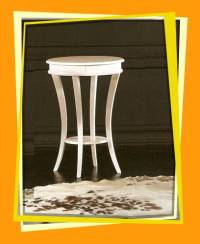 Rustic round small tables