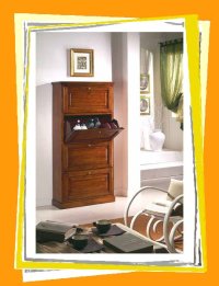 Rustic shoe counters